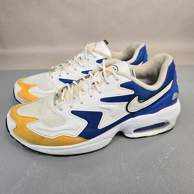 NIKE AIR MAX 2 LIGHT PREMIUM Leather Running Shoes BV0987 102 Men's Size 7.5