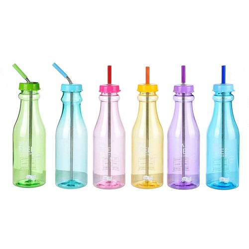 8Pack Reusable Metal Drinking Straws with Silicone Tips and Cleaning Brushes - Picture 2 of 8