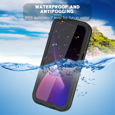 For iphone 13  Pro max / 13 mini IP68 Waterproof Shockproof Diving Swim Case