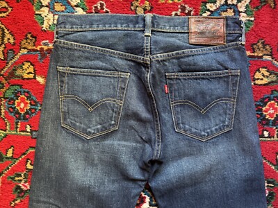 Levis for Brooks Brothers 501 Denim Jeans 32 x 28 Mens Blue