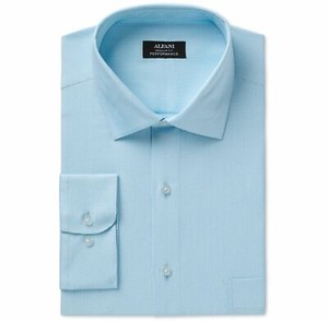 $97 ALFANI Men REGULAR-FIT STRETCH BLACK LONG-SLEEVE DRESS SHIRT 16-16.5 32/33 L $97 ALFANI Men REGULAR-FIT STRETCH BLACK LONG-SLEEVE DRESS SHIRT 16-16.5 32/33 L