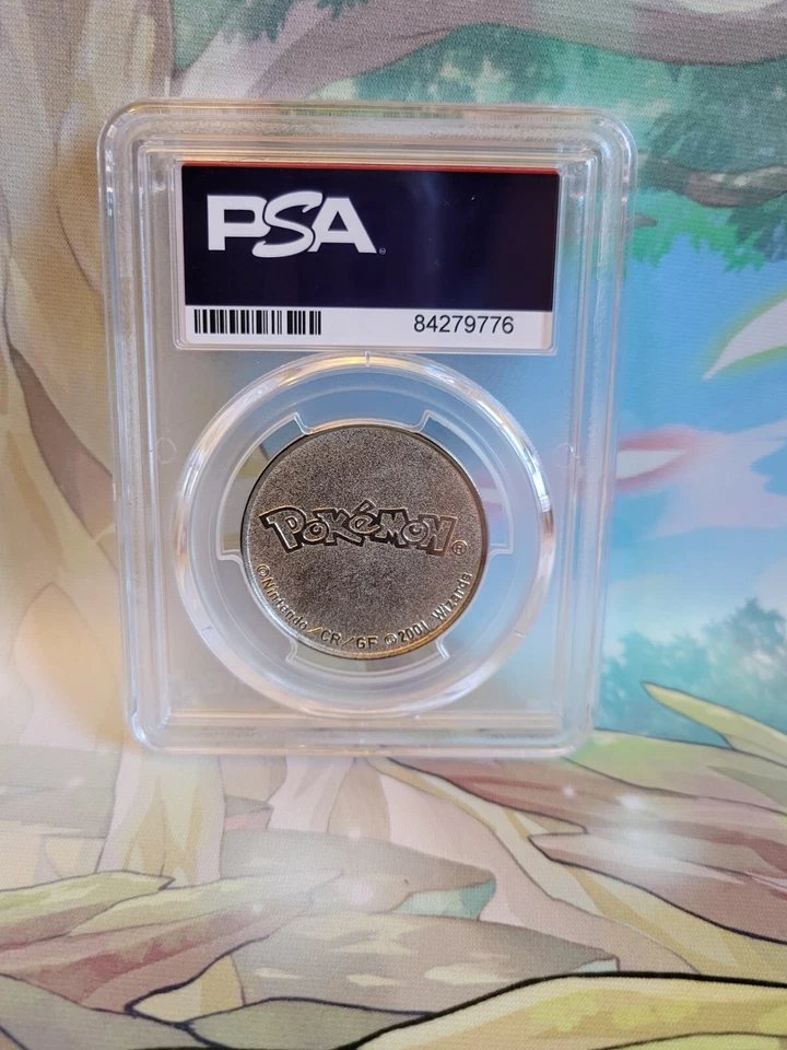 Pokemon Lugia Metal Neo Genesis Wizards Theme Deck 2000 - 03 Graded Coin - Image 2 of 2