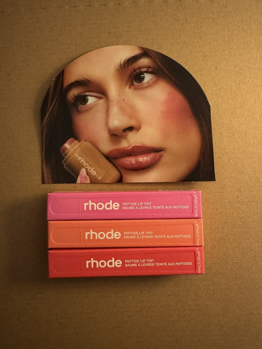 New Rhode Limited Edition Summer Peptide Lip Tints Trio