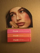 New Rhode Limited Edition Summer Peptide Lip Tints Trio Worldwide Shipping