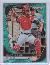 2020 Panini Prizm Teal Wave Prizm #245 James McCann Chicago Cubs