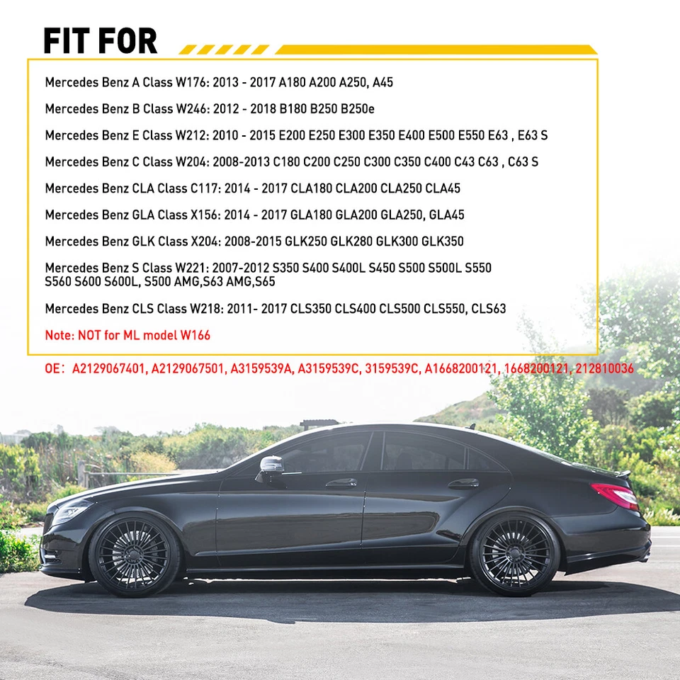 Luz de señal de giro LED secuencial para Mercedes Benz C E S CLA CLS Foto 3 de 4