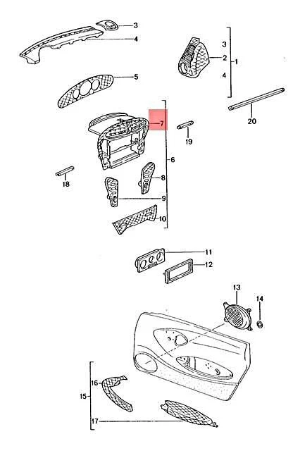 Genuine PORSCHE Carrier 00004480110 | eBay