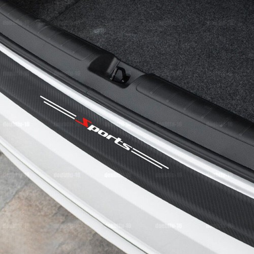Carbon Fiber Sport Style Car Trunk Protector Corner Trim Sticker Car Accessories - Picture 3 of 9