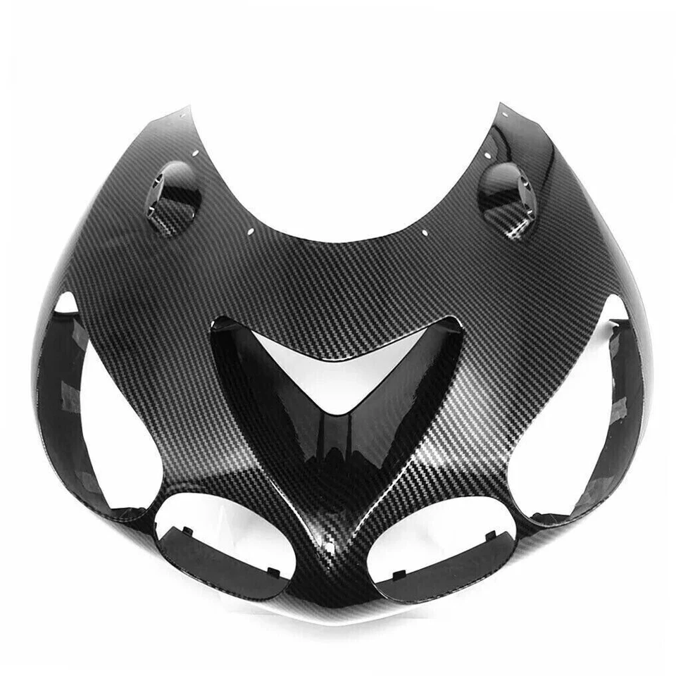 Carenado superior delantero de fibra de carbono para Kawasaki Ninja ZX14/R 2006-2011 Foto 2 de 4