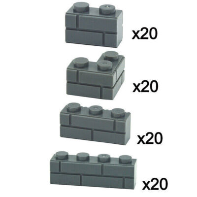 Modified Bricks Wall Masonry Profile For Lego 1x2 1x3 1x4 #98283 Windows Doors