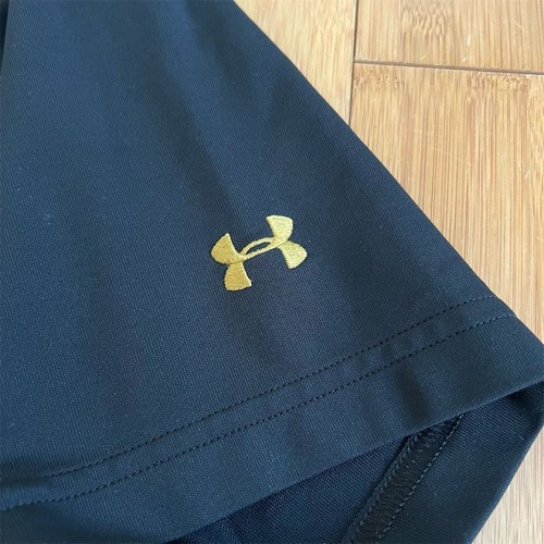 Wake Forest Under Armour Men's Polo Shirt M Black Golf Casual - Afbeelding 5 van 9