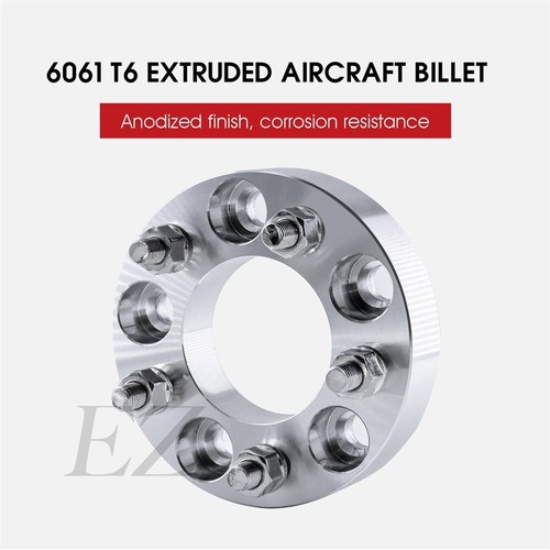 Wheel Adapters 5 Lug 5 To 5 Lug 4.5 Spacers 5x5/5x4.5 1"&2"NEW - Picture 3 of 5