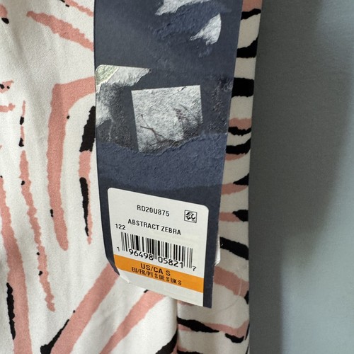Rachel Rachel Roy Animal Print Maxi Dress Pink Cream Black. Size Small NWT - Picture 5 of 15
