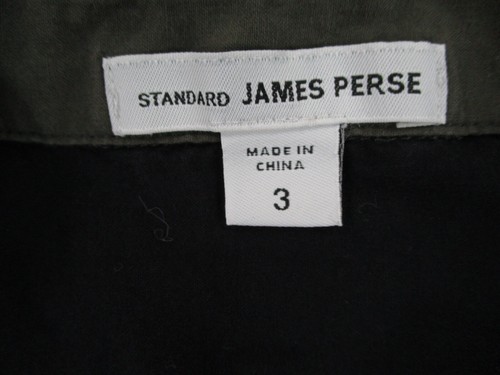 James Perse Hemd Herren Large Olivgrün Standard Knopfleiste - Bild 3 von 7