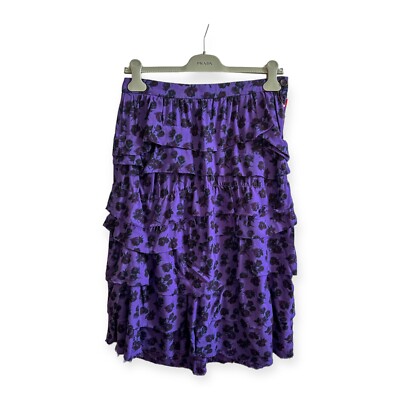 【tricot COMME des GARÇONS】Floral skirt tricot COMME des GARCONS Floral Check Skirt Multi-Color S-M (K-164296)