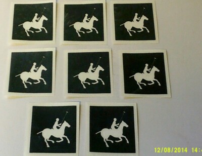 Polo Schablonen für Glitzer Tattoos / Airbrush / Gesichtsmalerei Sportpferd