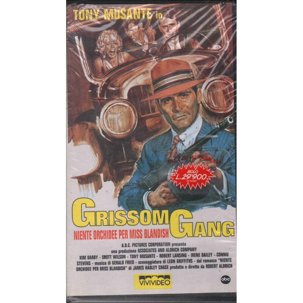 Grissom Gang - No Orchids For Miss Blandish VHS Robert Aldrich / 8007654511