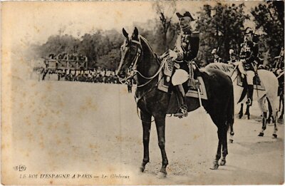 AK König von Spanien in PARIS Les Generaux SPANISH ROYALTY (1242123)