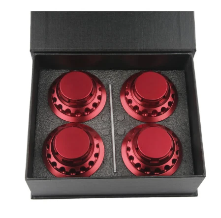 Kit de cubierta de buje de tapa central de rueda de 62 mm de 4 piezas para Toyota Matrix Corolla Avalon Camry Foto 2 de 4