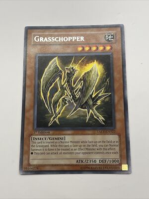 Yu-Gi-Oh Card - TAEV-EN022 - GRASSCHOPPER (rare) - NM - 1st Edition