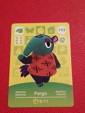 PANGO ANIMAL CROSSING AMIIBO SERIES 2 CARD #192 TRACKED AU POST geniuine