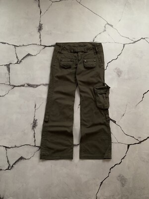 Freeman T.Porter Vintage Flared Multipocket Cargo Japanese Y2K Pant
