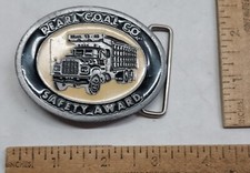 PEARL COAL CO. - SAFETY AWARD - belt BUCKLE -listing 7022