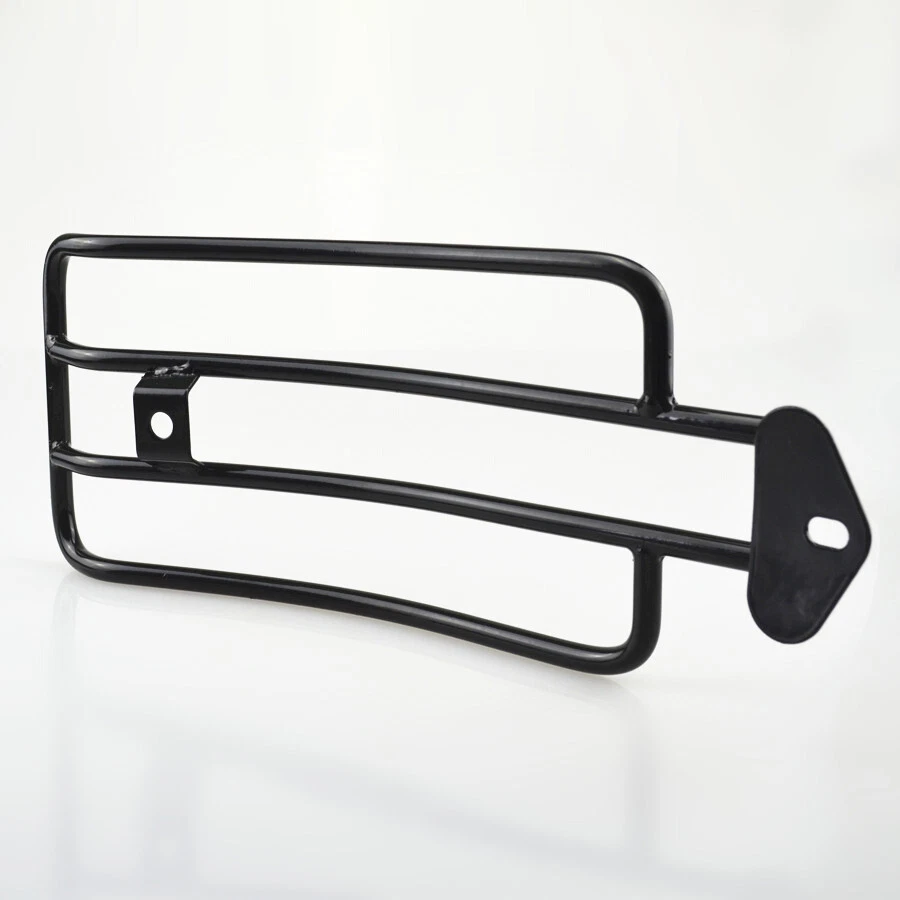 Portaequipajes asiento trasero solo guardabarros de acero negro para Harley Sportster XL 883 1200 Foto 4 de 4