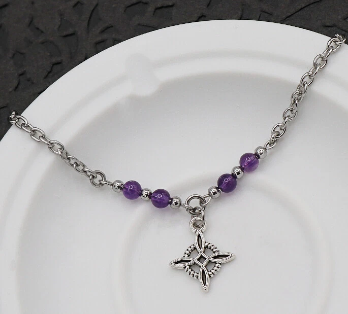 Tobillera Nudo de Bruja - Pulsera de Tobillo Pentáculo - Joyería de Bruja - Pagana, Wicca Foto 4 de 4