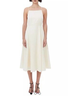 Willow Ivory Jasmine Swing Dress Size 6 Elegant Old Money Style