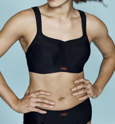 Panache 5021 Power Underwire Sports Bra Black 30E US/UK - Picture 2 of 4