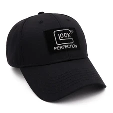 GLOCK PERFECTION CAP NEW. BLACK COLOR. NEW WITH TAGS! MILITARY, RANGE DAY. NEW.