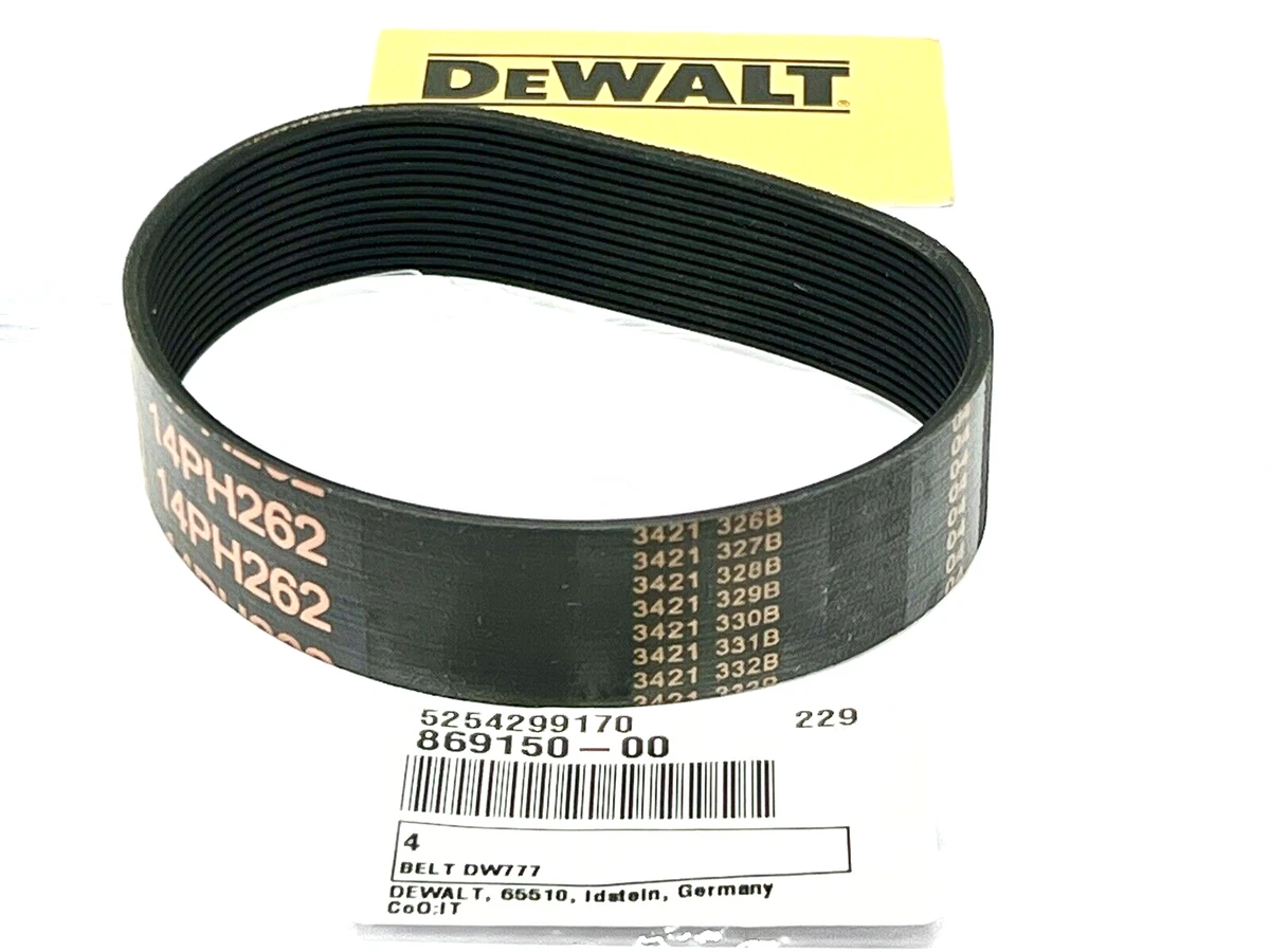 Genuine DeWalt Rubber Driver Belt DW770 DW771 DW777 DWS771 DWS777 DCS771 DCS777