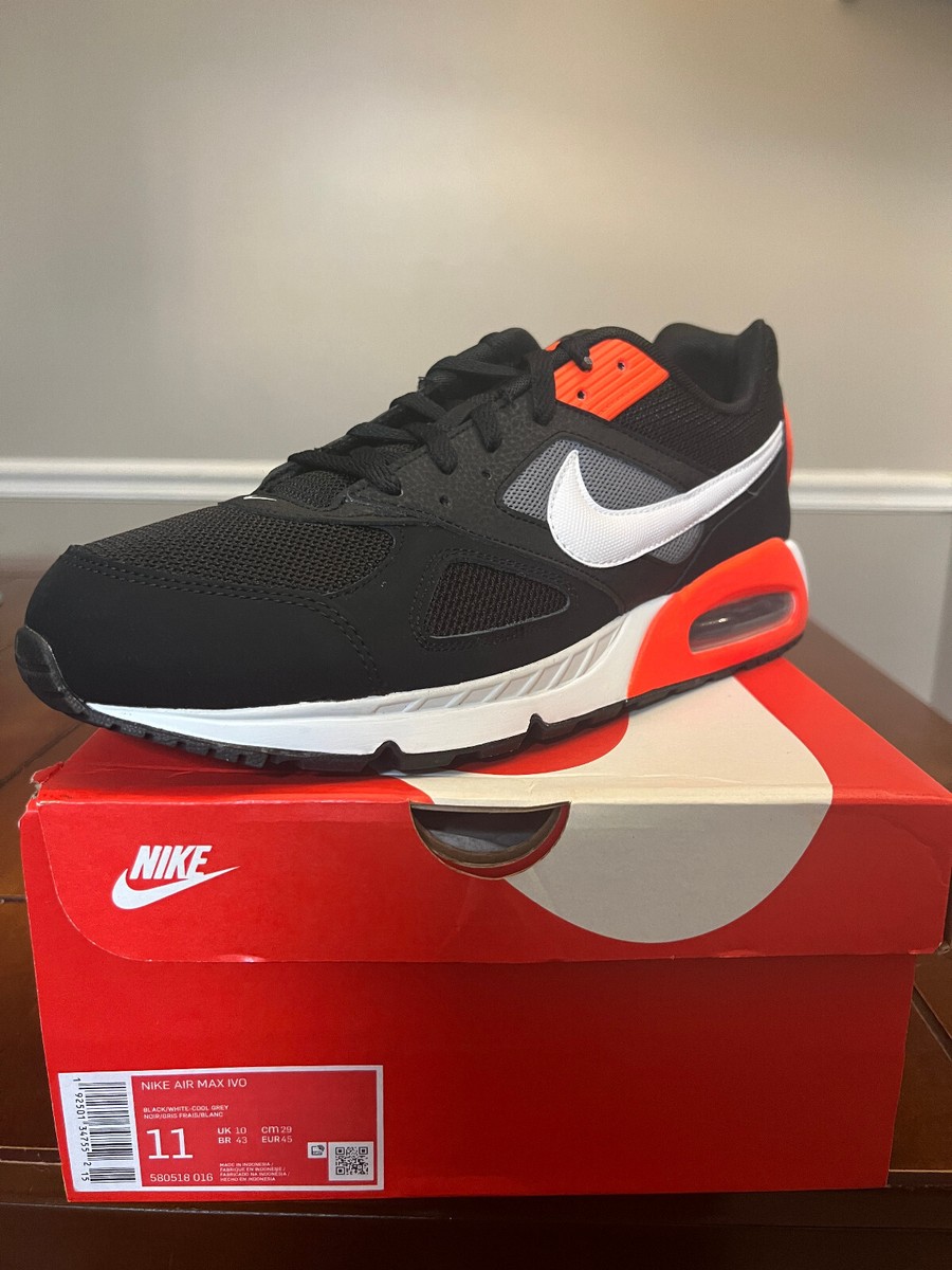 NEW NIKE AIR MAX IVO BLACK/WHITE COOL GREY 580518 016 | eBay display picture 3