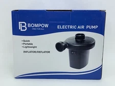 Electric Portable Air Pump Inflates and Deflates. New 