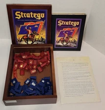 STRATEGO Board Game Vintage Game Collection Wood Box Edition 2009 Hasbro