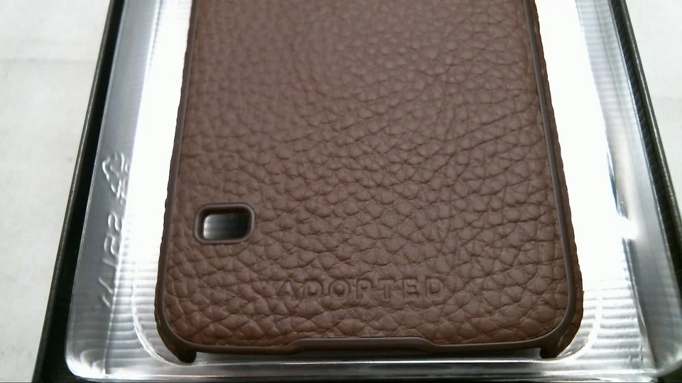 ADOPTADO Funda de Cuero Envolvente Protección a Presión para Samsung Galaxy S5 S 5 Marrón Brw Foto 3 de 4