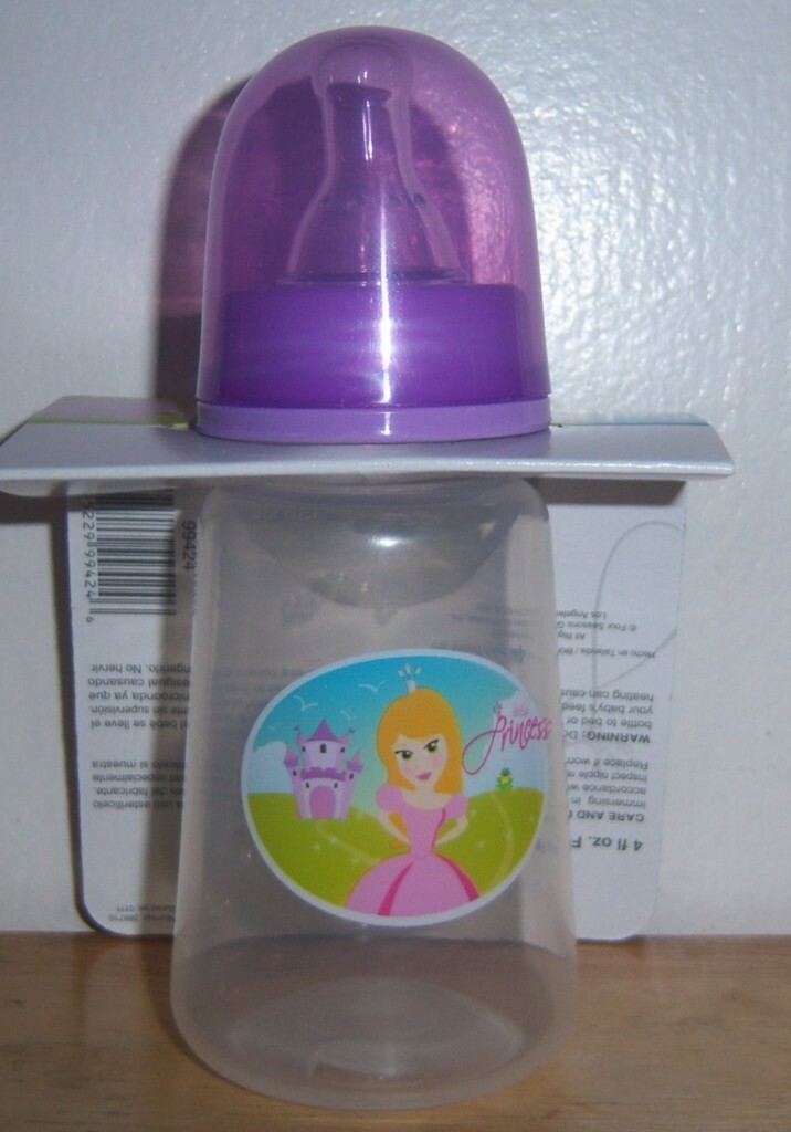 NEW LITTLE PRINCESS 4oz BOTTLE, CASTLE, BABY SHOWER, DIAPER CAKE
