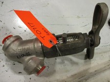 CONVAL Clampseal Full Port Y-Pattern Globe Stop Valve 1" 1500 Butt Weld End 12G4