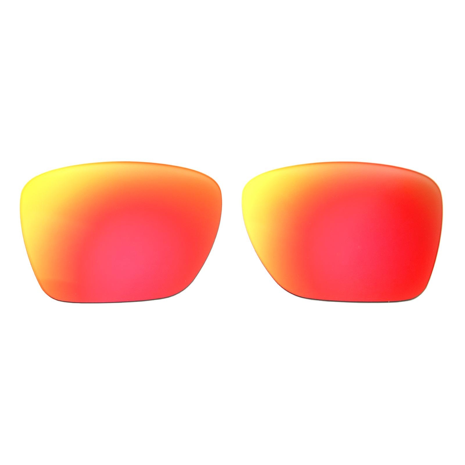 Walleva Fire Red Polarized Replacement Lenses For Maui Jim Cruzem