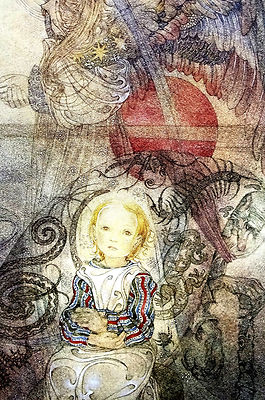 Sulamith Wulfing ANGEL and CHILD UNDERGROUND w CREATURES 1978