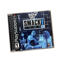 WWF Smack Down (Sony PlayStation 1, 2000) PS1 With Manual