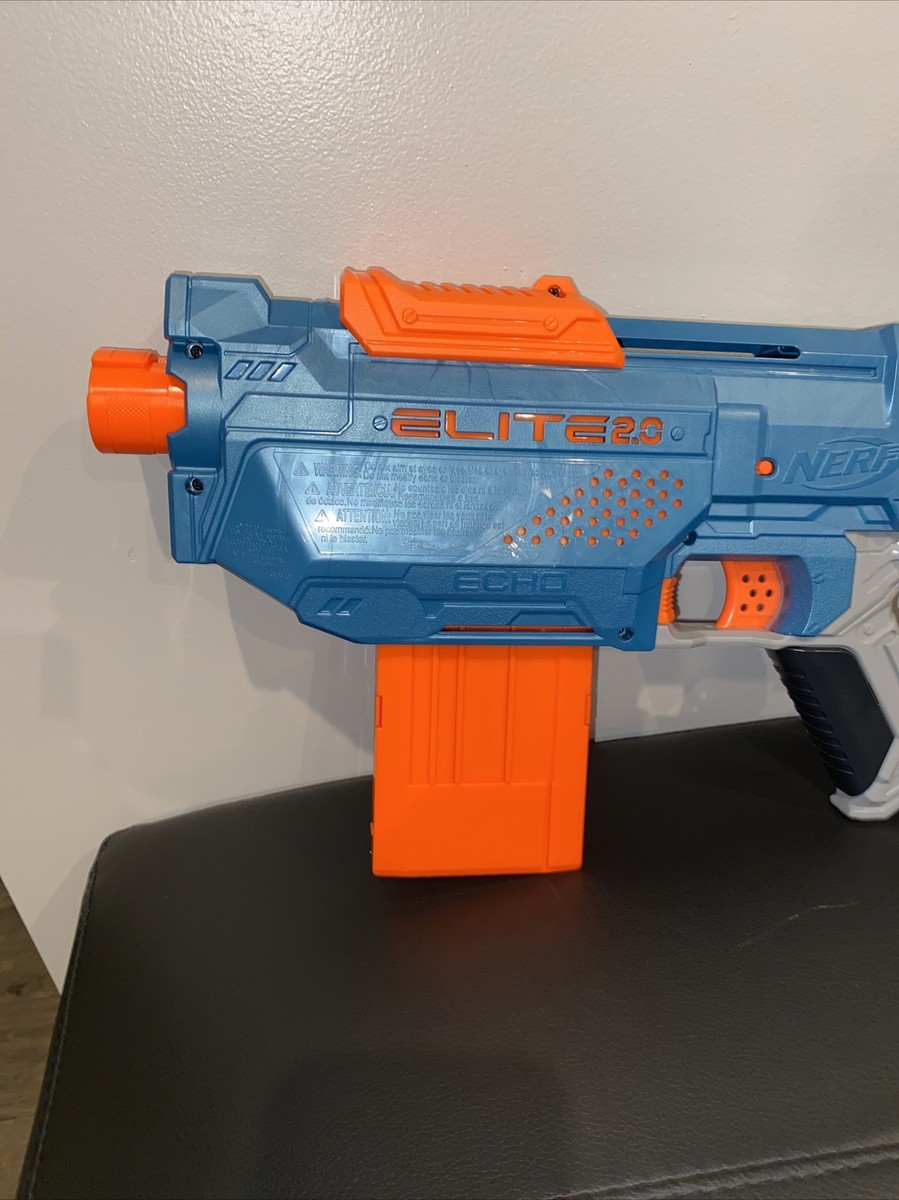 NERF Gun - ECHO CS-10 ELITE 2.0 Blaster With Clip And Stock No