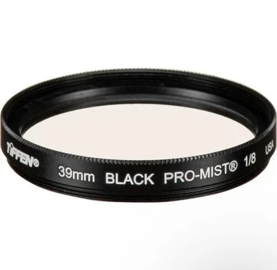 Neuer Tiffen 39mm Black Pro-Mist 1/8 Spezialeffektfilter - senkt Kontrast - Bild 1 von 4