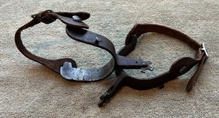 Old Texan Bob Blackwood BB Vintage Western American Texas Cowboy Boot Spurs