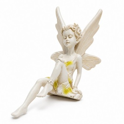 Elfenfigur mit Schmetterlingsflügeln Resin Feenfigur geformt für Bücherregal