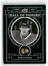 2025-26 UD Chicago Blackhawks Centennial - Hall of Famers Marian Hossa #115