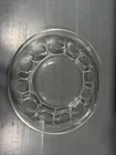 Pyrex Ovenware Deviled Egg Glass 10" Plate 12 Egg