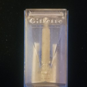 Gillette Vintage Collectible Metal Safety Razor with Case Classic Shaving Tool