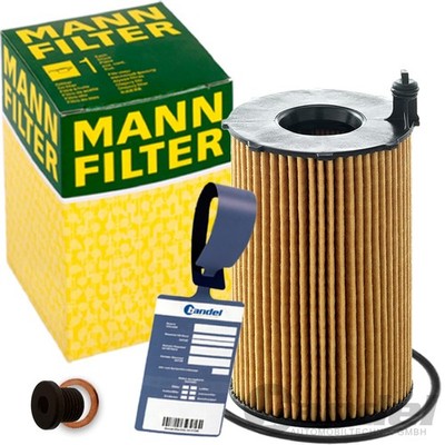 MANN FILTER ÖL-FILTER ÖLWECHSELSET passend für VW TOUAREG 7P AUDI Q7 4L 3.0 TDI